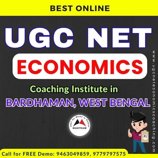 Best Online UGC NET Economics Coaching Institute in Bardhaman West Bengal
