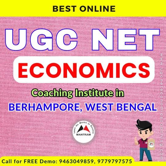 Best Online UGC NET Economics Coaching Institute in Berhampore West Bengal