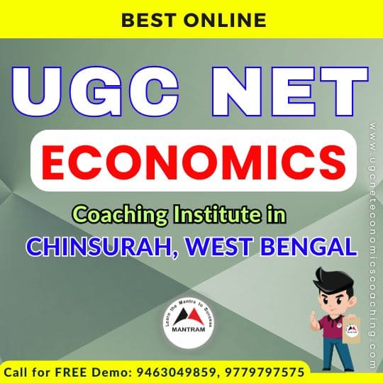 Best Online UGC NET Economics Coaching Institute in Chinsurah West Bengal