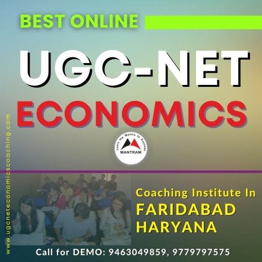 Best Online UGC NET Economics Coaching Institute in Faridabad Haryana