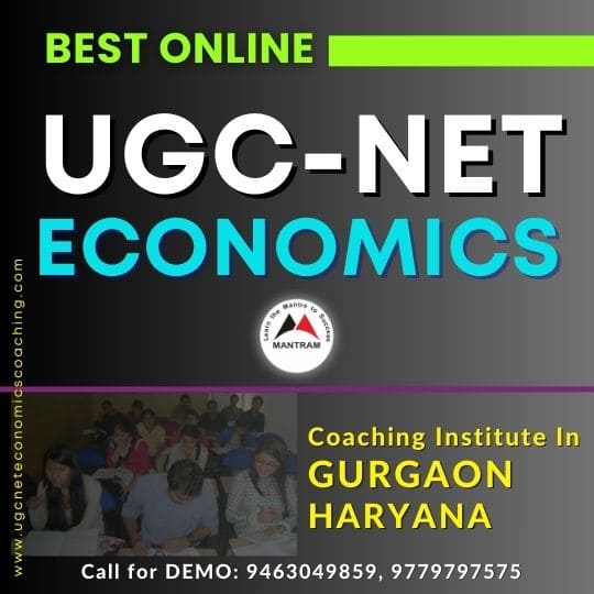 Best Online UGC NET Economics Coaching Institute in Gurgaon Haryana