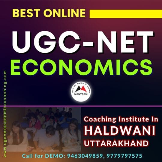 Best Online UGC NET Economics Coaching Institute in Haldwani Uttarakhand