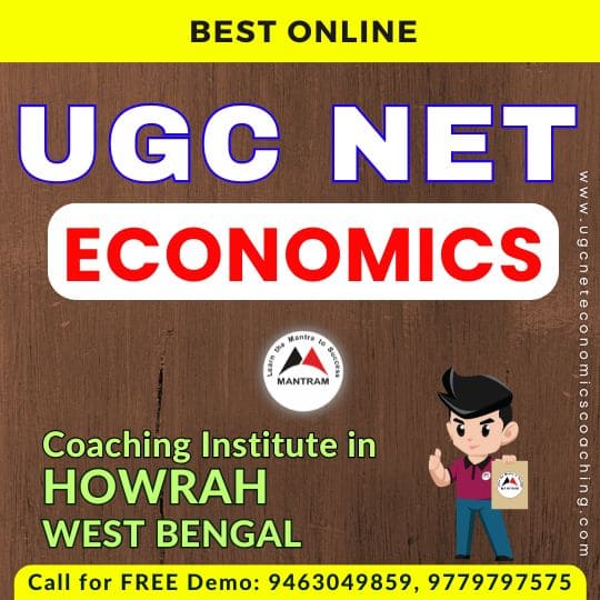 Best Online UGC NET Economics Coaching Institute in Howrah West Bengal