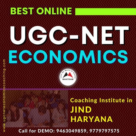 Best Online UGC NET Economics Coaching Institute in Jind Haryana