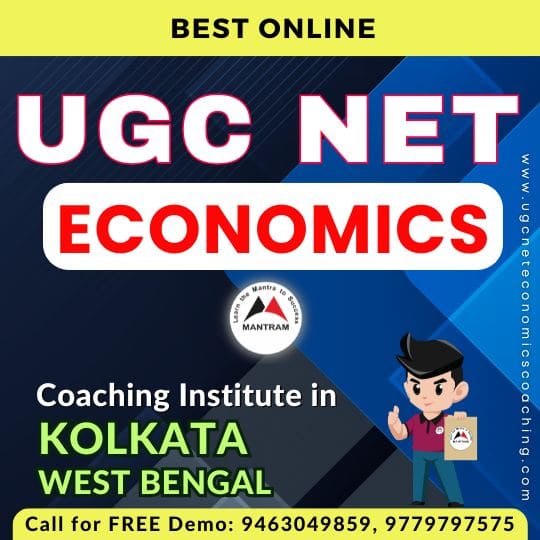 Best Online UGC NET Economics Coaching Institute in Kolkata West Bengal