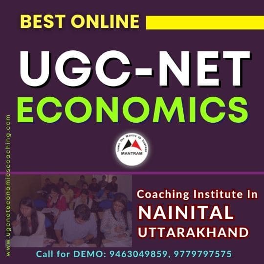Best Online UGC NET Economics Coaching Institute in Nainital Uttarakhand