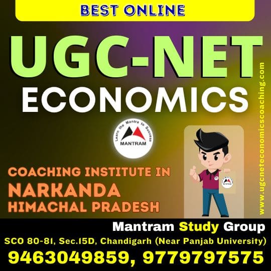 Best Online UGC NET Economics Coaching Institute in Narkanda Himachal Pradesh