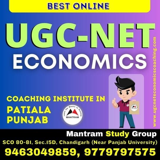 Best Online UGC NET Economics Coaching Institute in Patiala Punjab