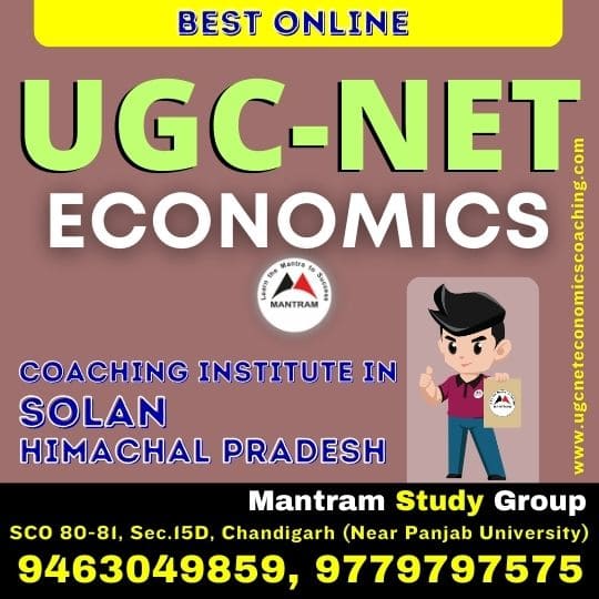 Best Online UGC NET Economics Coaching Institute in Solan Himachal Pradesh