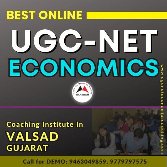 Best Online UGC NET Economics Coaching Institute in Valsad Gujarat